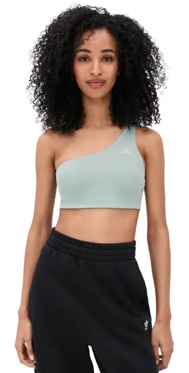 Adidas OPT Rib Light Support Bra | Thumbnail 1 Adidas OPT Rib Light Support Bra | Thumbnail 1