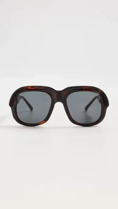 Dries Van Noten Round Sunglasses Tortoiseshell/Gold/Grey One Size | Thumbnail 2 Dries Van Noten Round Sunglasses Tortoiseshell/Gold/Grey One Size | Thumbnail 2