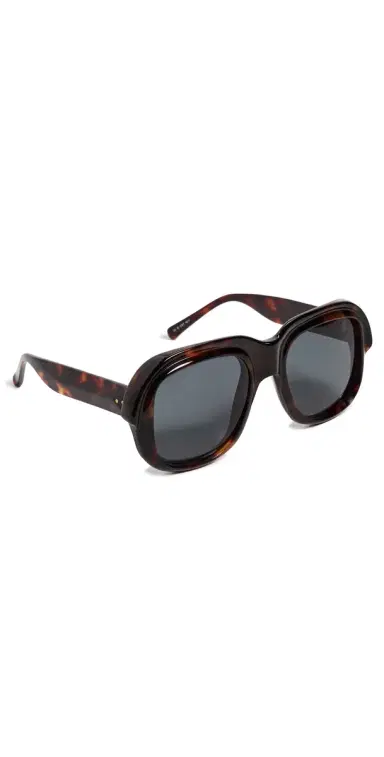Dries Van Noten Round Sunglasses Tortoiseshell/Gold/Grey One Size | Thumbnail 1 Dries Van Noten Round Sunglasses Tortoiseshell/Gold/Grey One Size | Thumbnail 1