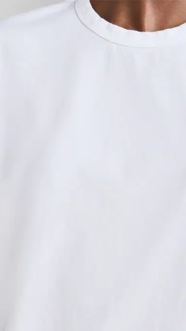 Madewell The Perfect Crewneck Tee in Allday Jersey Eyelet White | Thumbnail 6 Madewell The Perfect Crewneck Tee in Allday Jersey Eyelet White | Thumbnail 6