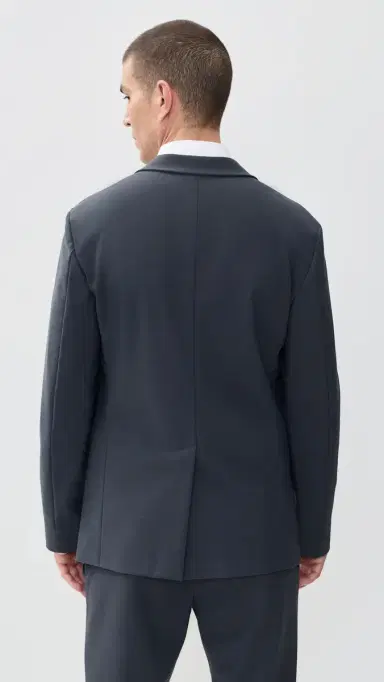 Theory Clinton Precision Ponte Blazer Basalt 36 | Thumbnail 3 Theory Clinton Precision Ponte Blazer Basalt 36 | Thumbnail 3