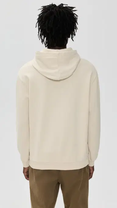 Marine Layer Relaxed Cloud 9 Fleece Hoodie Whitecap | Thumbnail 3 Marine Layer Relaxed Cloud 9 Fleece Hoodie Whitecap | Thumbnail 3
