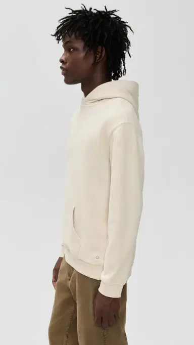 Marine Layer Relaxed Cloud 9 Fleece Hoodie Whitecap | Thumbnail 4 Marine Layer Relaxed Cloud 9 Fleece Hoodie Whitecap | Thumbnail 4