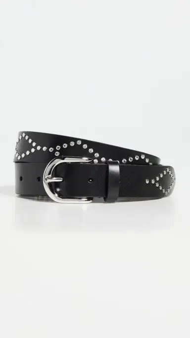 Isabel Marant Liliana Belt Black/Silver | Thumbnail 2 Isabel Marant Liliana Belt Black/Silver | Thumbnail 2