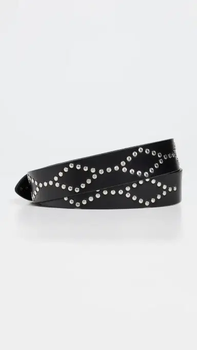 Isabel Marant Liliana Belt Black/Silver | Thumbnail 4 Isabel Marant Liliana Belt Black/Silver | Thumbnail 4
