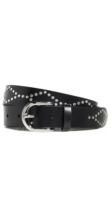 Isabel Marant Liliana Belt Black/Silver | Thumbnail 1 Isabel Marant Liliana Belt Black/Silver | Thumbnail 1