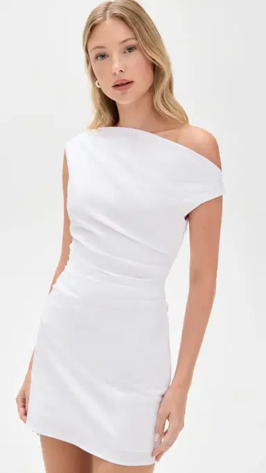 Staud Phare Mini Dress White 2 | Thumbnail 2 Staud Phare Mini Dress White 2 | Thumbnail 2