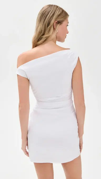 Staud Phare Mini Dress White 2 | Thumbnail 3 Staud Phare Mini Dress White 2 | Thumbnail 3