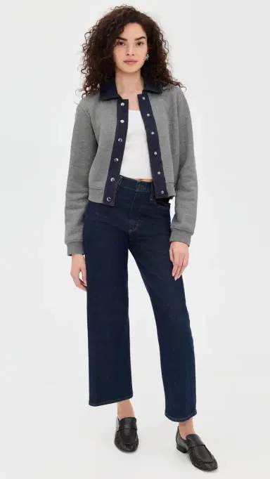 Tanya Taylor Rita Jacket Heather Grey | Thumbnail 5 Tanya Taylor Rita Jacket Heather Grey | Thumbnail 5