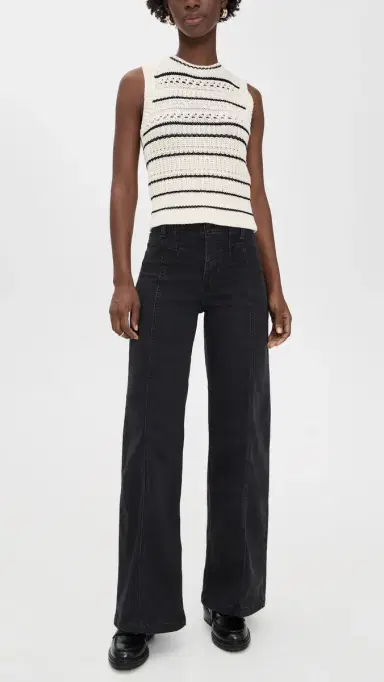 Free People Libre Wide Leg Jeans Cafe Noir 25 | Thumbnail 5 Free People Libre Wide Leg Jeans Cafe Noir 25 | Thumbnail 5