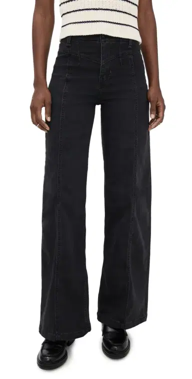 Free People Libre Wide Leg Jeans Cafe Noir 25 | Thumbnail 1 Free People Libre Wide Leg Jeans Cafe Noir 25 | Thumbnail 1