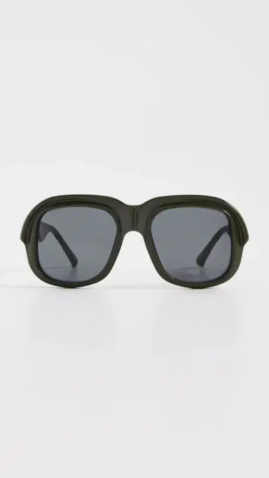 Dries Van Noten Round Sunglasses Khaki/Silver/Green Grad One Size | Thumbnail 2 Dries Van Noten Round Sunglasses Khaki/Silver/Green Grad One Size | Thumbnail 2