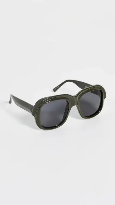 Dries Van Noten Round Sunglasses Khaki/Silver/Green Grad One Size | Thumbnail 4 Dries Van Noten Round Sunglasses Khaki/Silver/Green Grad One Size | Thumbnail 4