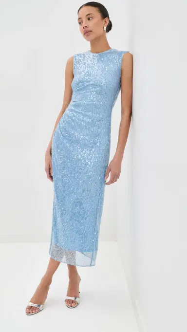Veronica Beard Kimberly Dress Blue Jay | Thumbnail 2 Veronica Beard Kimberly Dress Blue Jay | Thumbnail 2