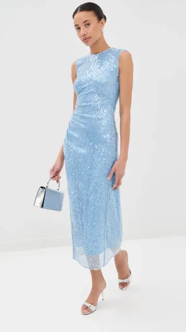 Veronica Beard Kimberly Dress Blue Jay | Thumbnail 5 Veronica Beard Kimberly Dress Blue Jay | Thumbnail 5