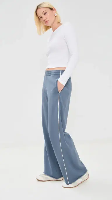 State & Lake Pippa Track Pants Denim/ | Thumbnail 2 State & Lake Pippa Track Pants Denim/ | Thumbnail 2