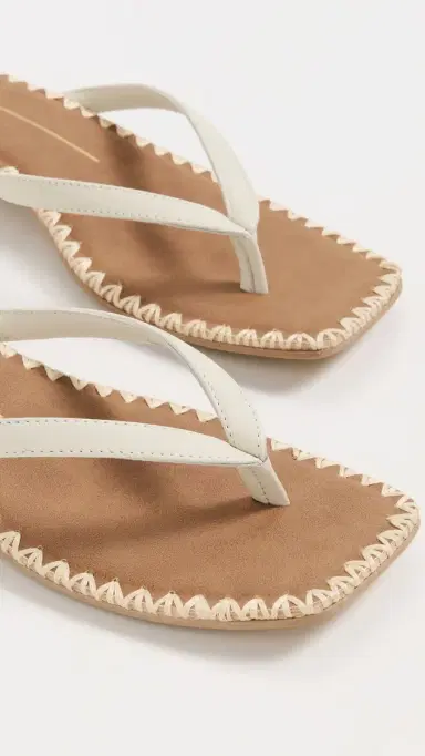 Dolce Vita Barty Sandals White Leather 6 | Thumbnail 6 Dolce Vita Barty Sandals White Leather 6 | Thumbnail 6
