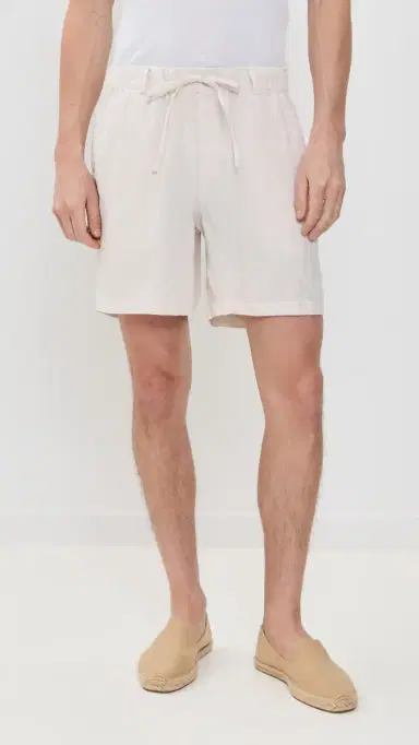 BATHER inen eisure Shorts 6" White | Thumbnail 2 BATHER inen eisure Shorts 6" White | Thumbnail 2