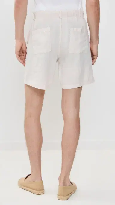 BATHER inen eisure Shorts 6" White | Thumbnail 3 BATHER inen eisure Shorts 6" White | Thumbnail 3