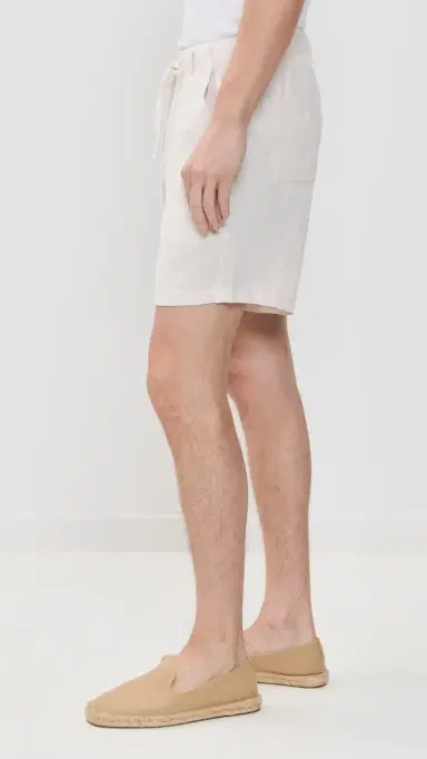 BATHER inen eisure Shorts 6" White | Thumbnail 4 BATHER inen eisure Shorts 6" White | Thumbnail 4