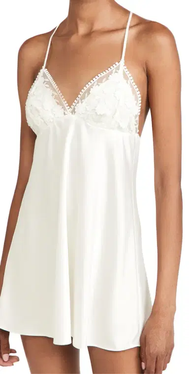 Flora Nikrooz Kylie Charmeuse Chemise Ivory L | Thumbnail 1 Flora Nikrooz Kylie Charmeuse Chemise Ivory L | Thumbnail 1