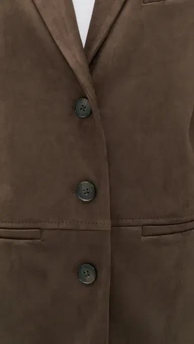 LE BOP Blair Faux uede Oversized Blazer Coffee | Thumbnail 6 LE BOP Blair Faux uede Oversized Blazer Coffee | Thumbnail 6