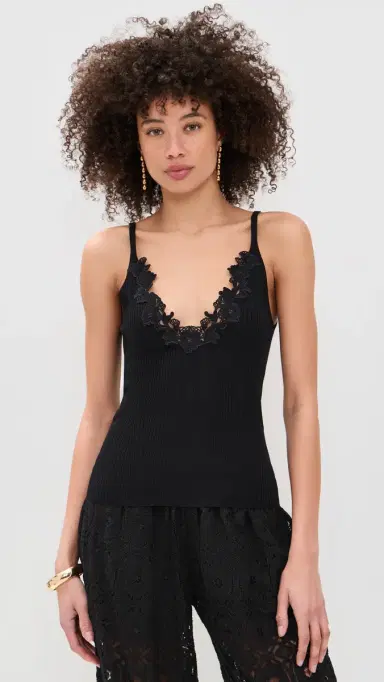 Ulla Johnson Ainsley Knit Camisole with Lace | Thumbnail 2 Ulla Johnson Ainsley Knit Camisole with Lace | Thumbnail 2