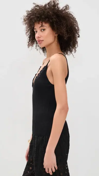 Ulla Johnson Ainsley Knit Camisole with Lace | Thumbnail 4 Ulla Johnson Ainsley Knit Camisole with Lace | Thumbnail 4