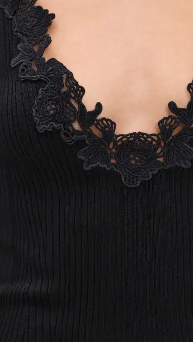 Ulla Johnson Ainsley Knit Camisole with Lace | Thumbnail 6 Ulla Johnson Ainsley Knit Camisole with Lace | Thumbnail 6