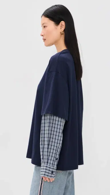 LIONESS Bottega Shirt Navy | Thumbnail 4 LIONESS Bottega Shirt Navy | Thumbnail 4