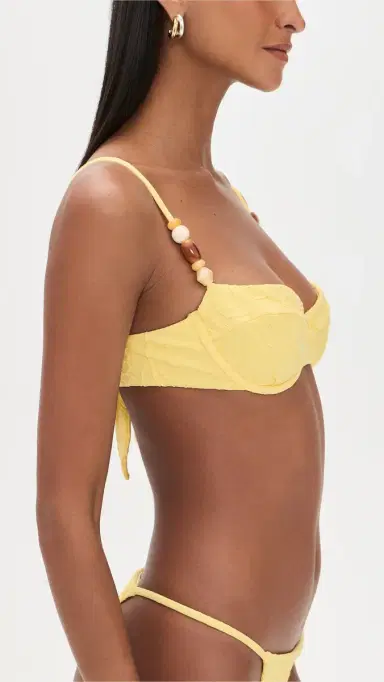 DEVON WINDSOR Poppy Bikini Top Lemondrop | Thumbnail 4 DEVON WINDSOR Poppy Bikini Top Lemondrop | Thumbnail 4