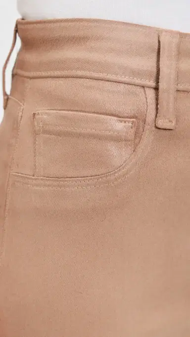 L'Agence Marty Flare Trousers Cappuccino Coated 30 | Thumbnail 6 L'Agence Marty Flare Trousers Cappuccino Coated 30 | Thumbnail 6