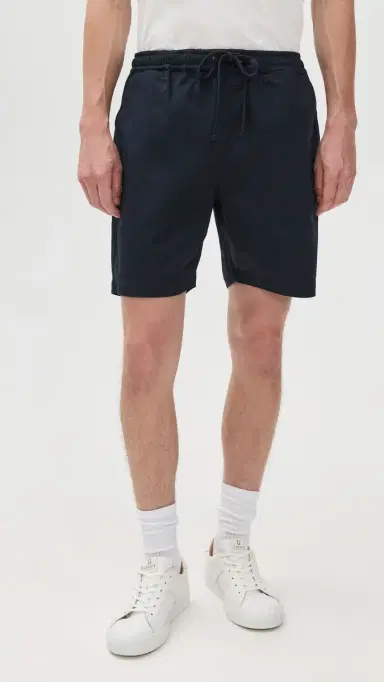 Universal Works Twill Beach Shorts 7 Navy | Thumbnail 2 Universal Works Twill Beach Shorts 7 Navy | Thumbnail 2