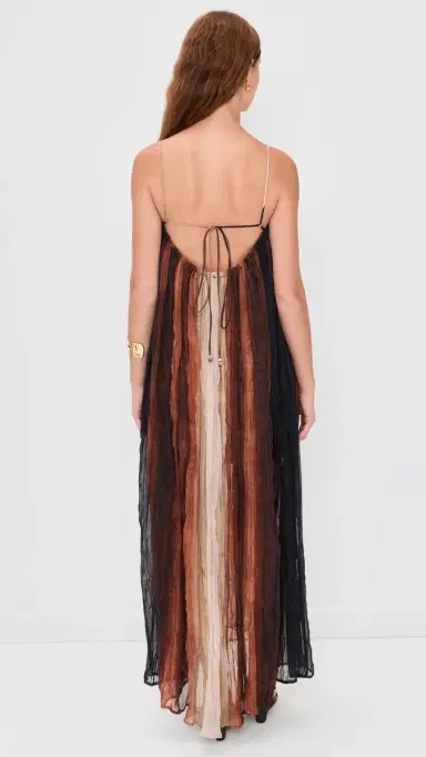 Sabina Musáyev Nella Dress Brown Print | Thumbnail 3 Sabina Musáyev Nella Dress Brown Print | Thumbnail 3