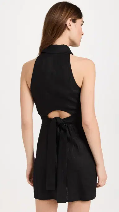 HEVRON Domino Mini Dress Black | Thumbnail 3 HEVRON Domino Mini Dress Black | Thumbnail 3