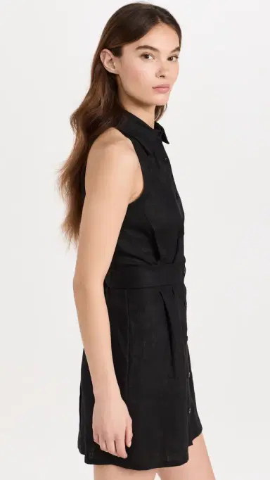 HEVRON Domino Mini Dress Black | Thumbnail 4 HEVRON Domino Mini Dress Black | Thumbnail 4