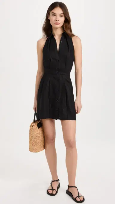 HEVRON Domino Mini Dress Black | Thumbnail 5 HEVRON Domino Mini Dress Black | Thumbnail 5