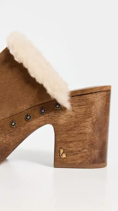 Larroudé Miso Wooden Platform Clogs Peanut | Thumbnail 6 Larroudé Miso Wooden Platform Clogs Peanut | Thumbnail 6