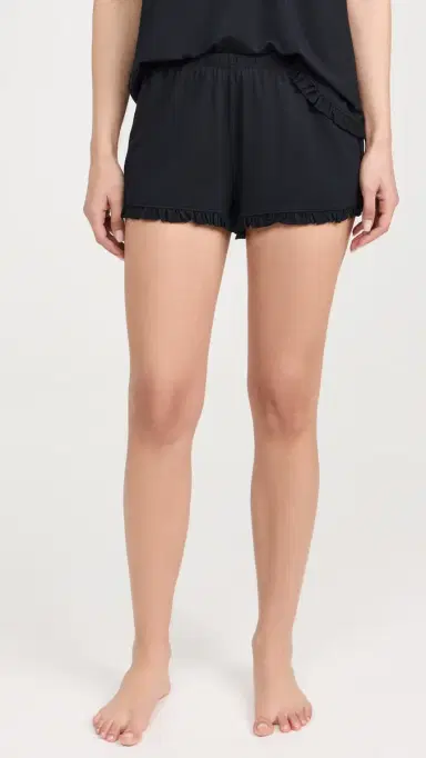 Eberjey Gisele TENCEL Modal Ruffle Cami & hortie Short et Black | Thumbnail 5 Eberjey Gisele TENCEL Modal Ruffle Cami & hortie Short et Black | Thumbnail 5