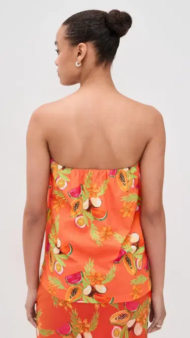 Bailey Rose Papaya Strapless Top | Thumbnail 3 Bailey Rose Papaya Strapless Top | Thumbnail 3