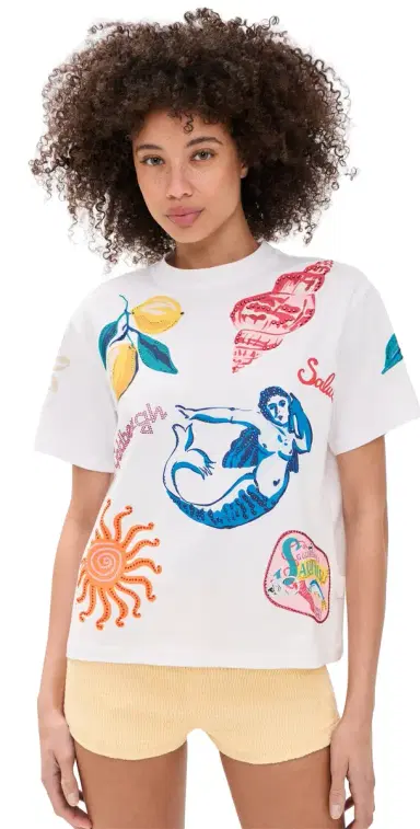 Goldbergh Medira Short Sleeve Tee White | Thumbnail 1 Goldbergh Medira Short Sleeve Tee White | Thumbnail 1