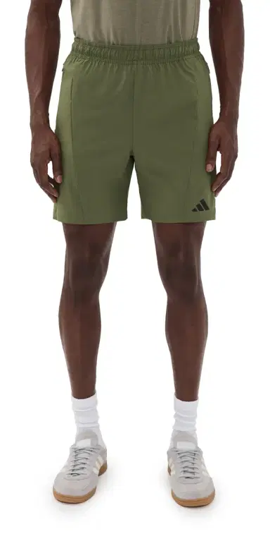 adidas Designed For Training Workout Shorts 7 Olive trata | Thumbnail 1 adidas Designed For Training Workout Shorts 7 Olive trata | Thumbnail 1