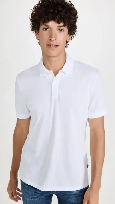 BOSS Regular Fit Polo Shirt White | Thumbnail 2 BOSS Regular Fit Polo Shirt White | Thumbnail 2