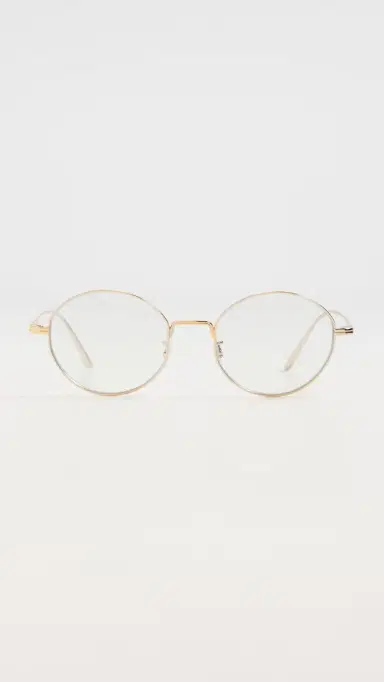 Oliver Peoples Eyewear x Khaite 1994C Glasses Gold/Clear Blue Light Filter One Size | Thumbnail 2 Oliver Peoples Eyewear x Khaite 1994C Glasses Gold/Clear Blue Light Filter One Size | Thumbnail 2