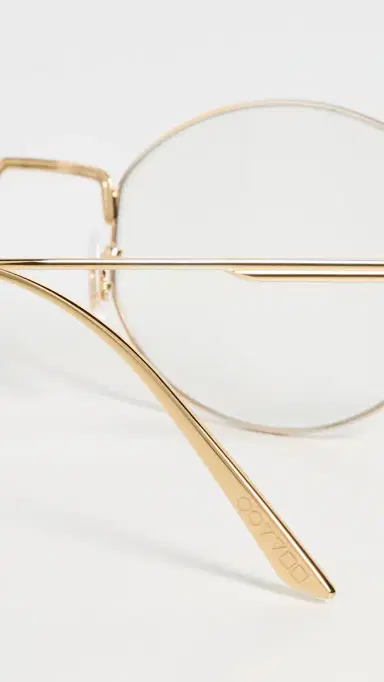 Oliver Peoples Eyewear x Khaite 1994C Glasses Gold/Clear Blue Light Filter One Size | Thumbnail 5 Oliver Peoples Eyewear x Khaite 1994C Glasses Gold/Clear Blue Light Filter One Size | Thumbnail 5