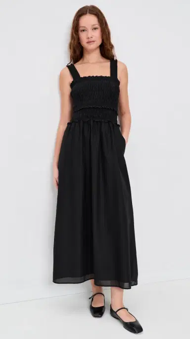 Hill House Home The Azalea Maxi Nap Dress Black | Thumbnail 2 Hill House Home The Azalea Maxi Nap Dress Black | Thumbnail 2