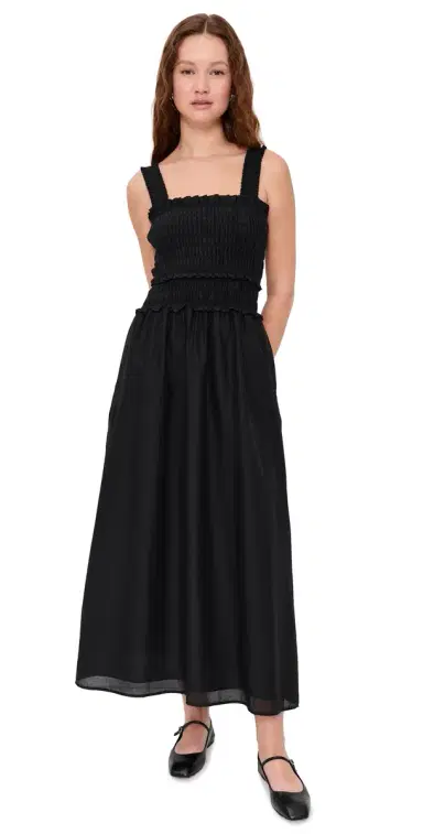 Hill House Home The Azalea Maxi Nap Dress Black | Thumbnail 1 Hill House Home The Azalea Maxi Nap Dress Black | Thumbnail 1