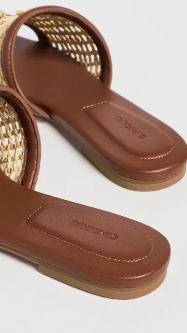 Simkhai Caspian Raffia Netted Sandals Sequoia Natural 35 | Thumbnail 4 Simkhai Caspian Raffia Netted Sandals Sequoia Natural 35 | Thumbnail 4
