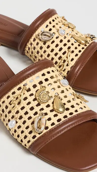 Simkhai Caspian Raffia Netted Sandals Sequoia Natural 35 | Thumbnail 6 Simkhai Caspian Raffia Netted Sandals Sequoia Natural 35 | Thumbnail 6