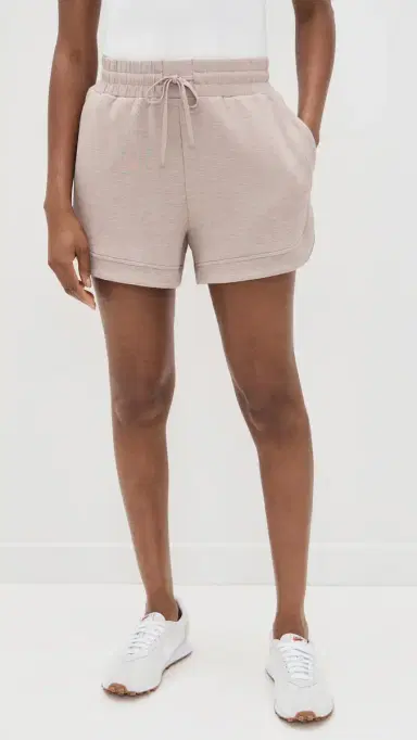 Varley Ollie High Rise Shorts 3.5 Taupe Marl | Thumbnail 2 Varley Ollie High Rise Shorts 3.5 Taupe Marl | Thumbnail 2